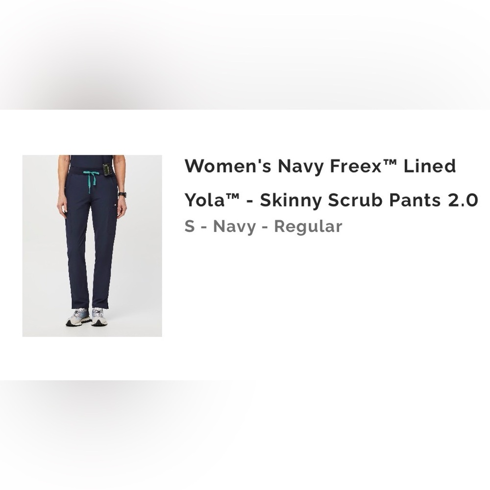 Figs Women's Navy Skinny Scrub Pants